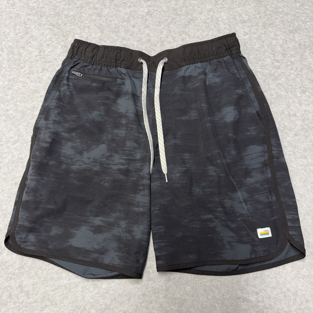 Vuori Banks Shorts Mens Small Gray 7in Quick Dry Drawstring Athletic Gym